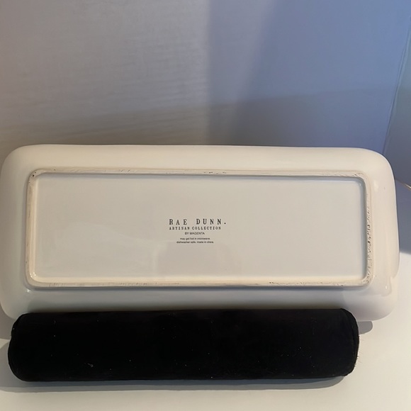 Rae Dunn Rectangular “amour” Plate EUC - Picture 2 of 5